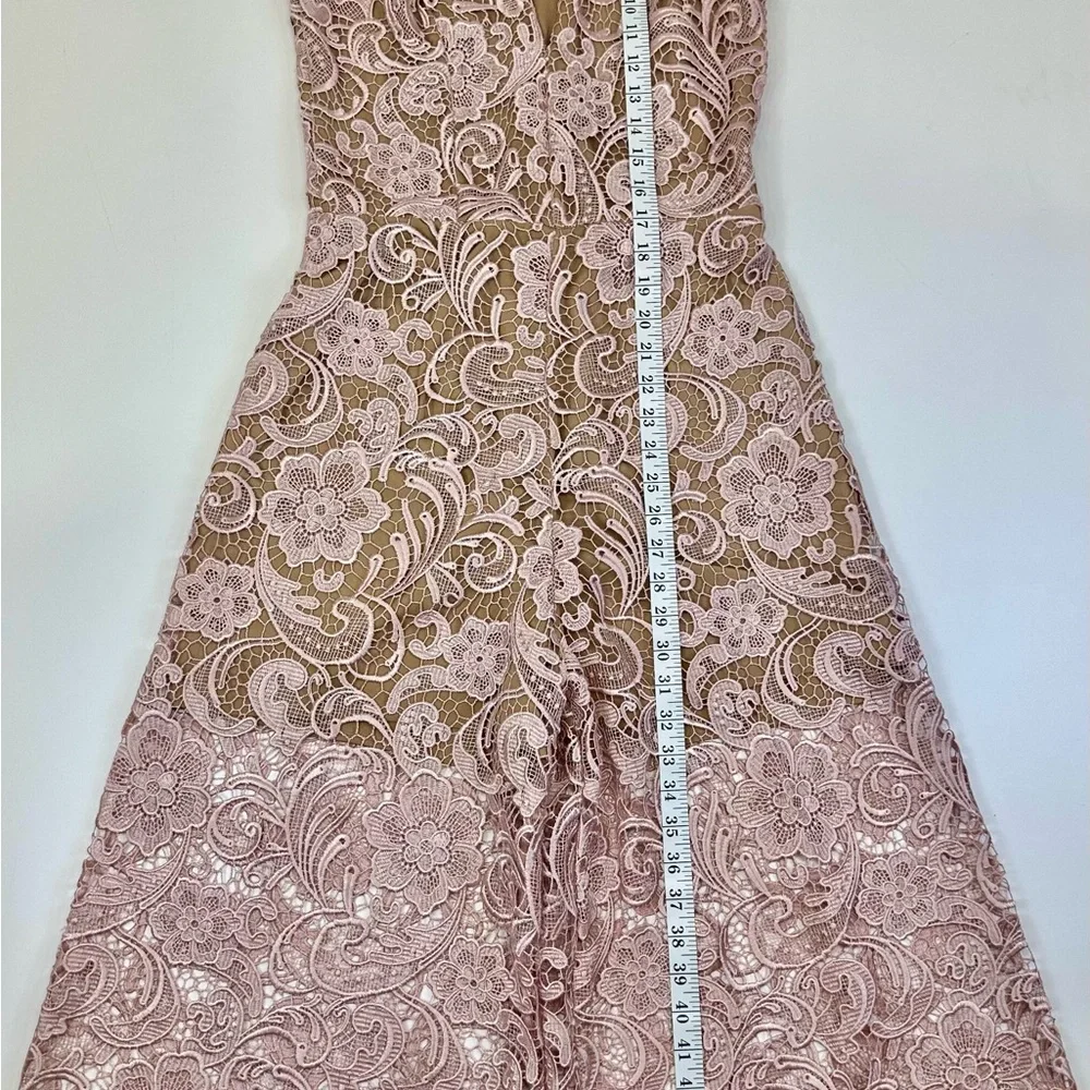 Dress the Population Blush Lace Jumpsuit - Picture 6 of 8